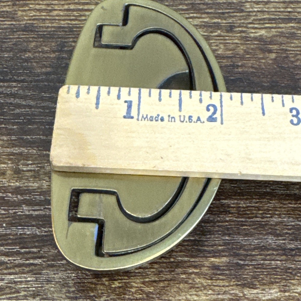 Drexel Passage Drawer Pull Handle Campaign Brass KBC N-16827 Replacement MCM
