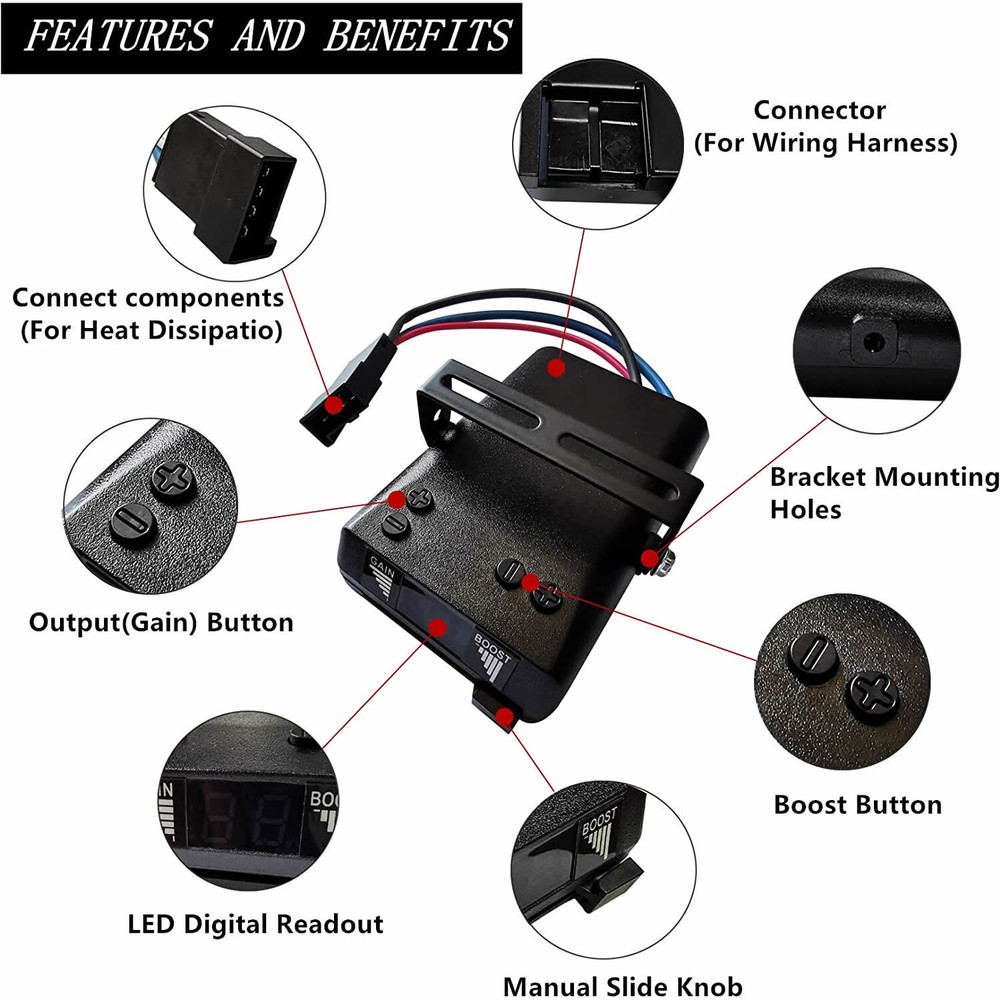 8508211 Proportional Electronic Trailer Brake Controller