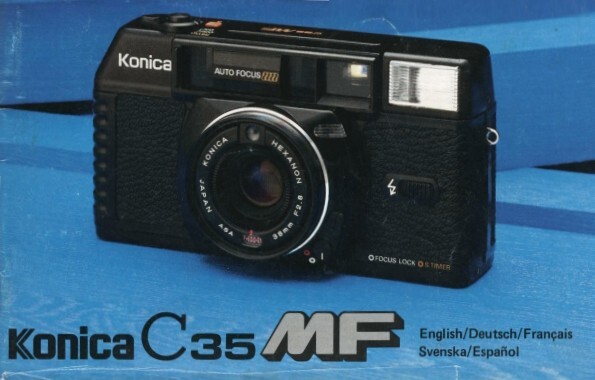 Konica C35 MF Instruction Manual multi-language