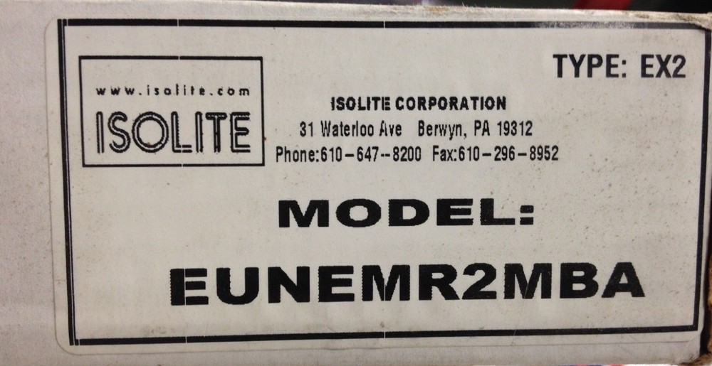 Isolite EUNEMR2MBA EX2 Exit Sign
