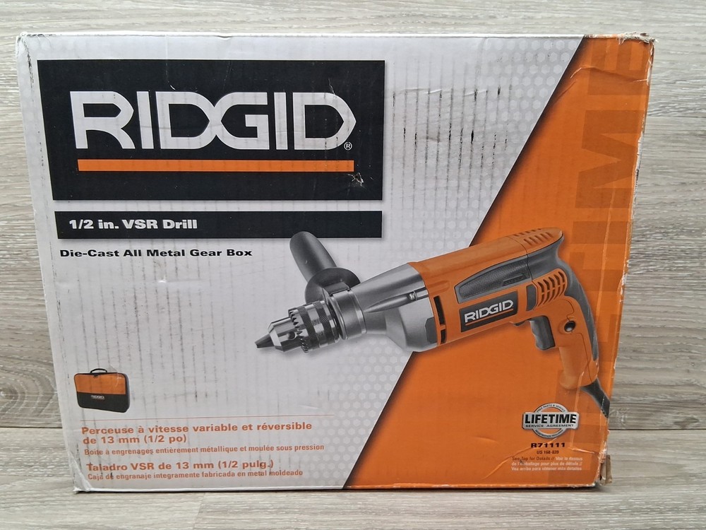 Ridgid R7111 1/2” Corded Variable Speed Drill (Used)?