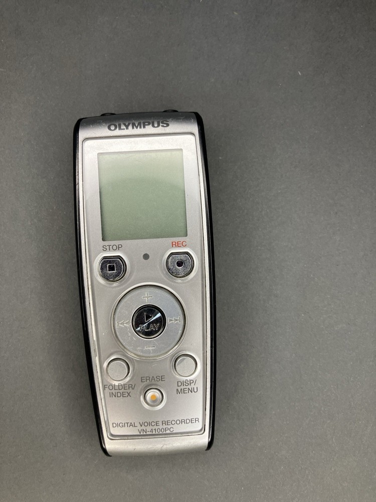 OLYMPUS HANDHELD DIGITAL VOICE RECORDER MODEL VN-4100PC - TESTED WORKING