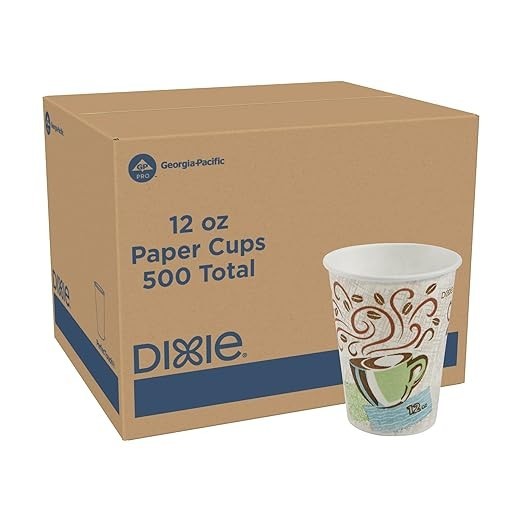 Dixie PerfecTouch 12 oz Paper Coffee Cups