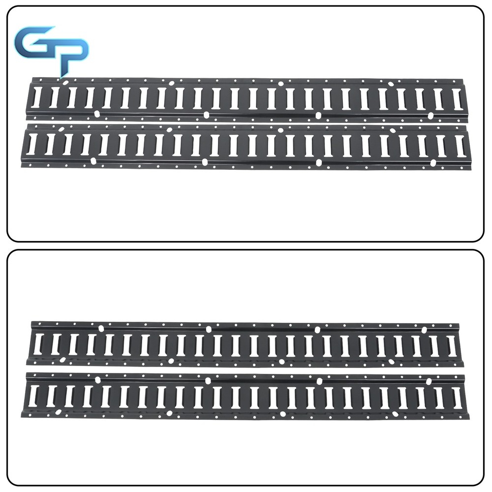 8 Pack 4' E Track Tie Down Rail For Garages Vans Galvanized Steel