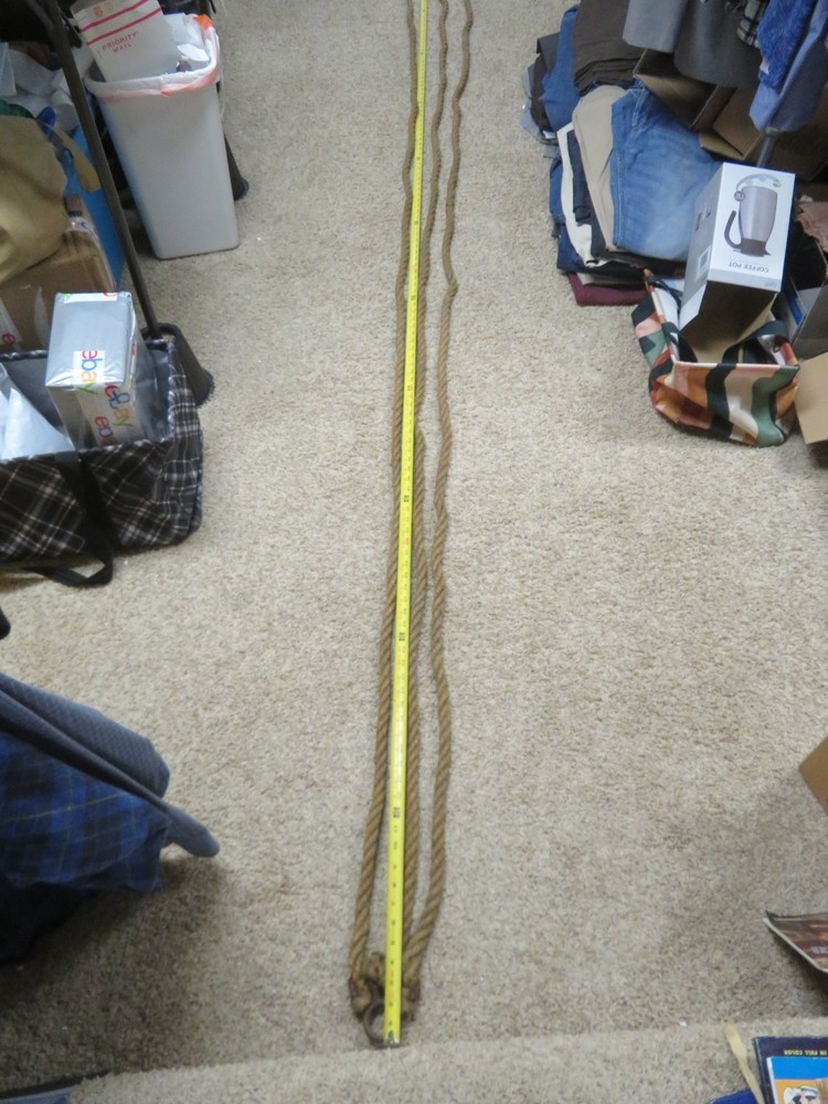 Vintage Hay Sling Rope 3 Strings Each Approx. 16' - 17' long