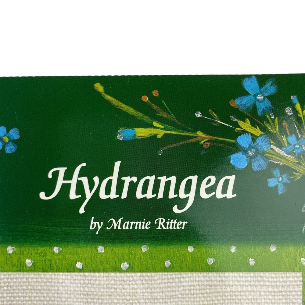 Hydrangea by Marnie Ritter Surface Embroidery Kit Canvas Instructions 3.75x3.75