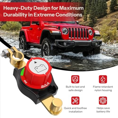 Top Column Battery Disconnect Switch 12v-48v, The Third Generation Top Column