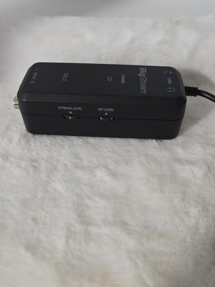 iRig Stream Audio Interface for iOS Android Mac PC Streaming Recording Free Ship
