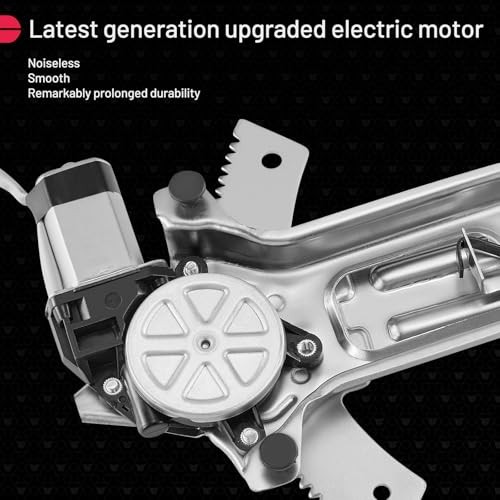 741-126 Power Window Regulator with Motor Front Left, Compatible with Mustang