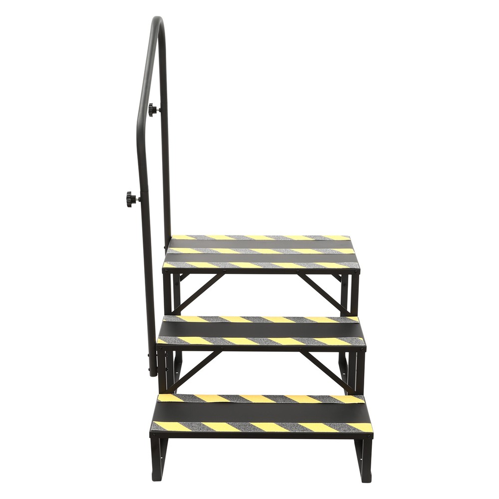 3-Step Portable Swimming Pool Ladder with Handrails for Secure Access