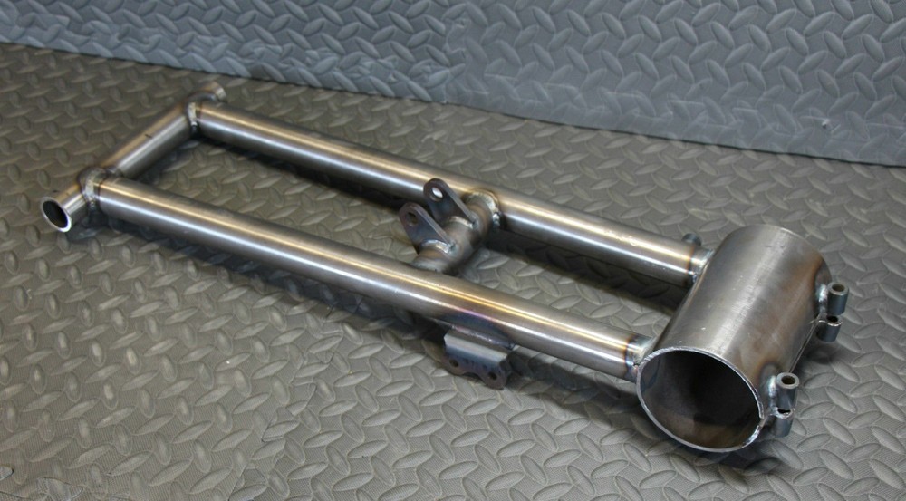 TYSON Banshee swingarm round extended chromoly rear carrier + front bearings +4"