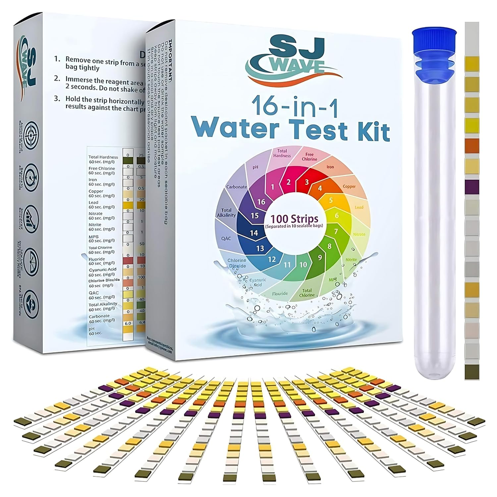 16 in 1 Water Testing Kits for Drinking Water - High Sensitivity Drinking Wat...