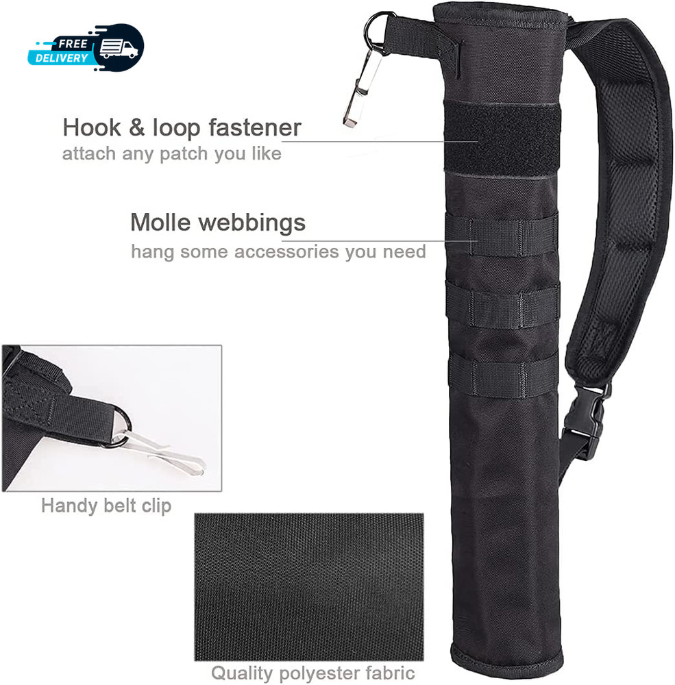 Archery Lightweight Back Arrow Quiver Dual Use Foldable Compact Hip Arrows