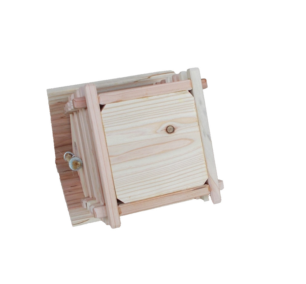 Log Cabin Bird House Handmade