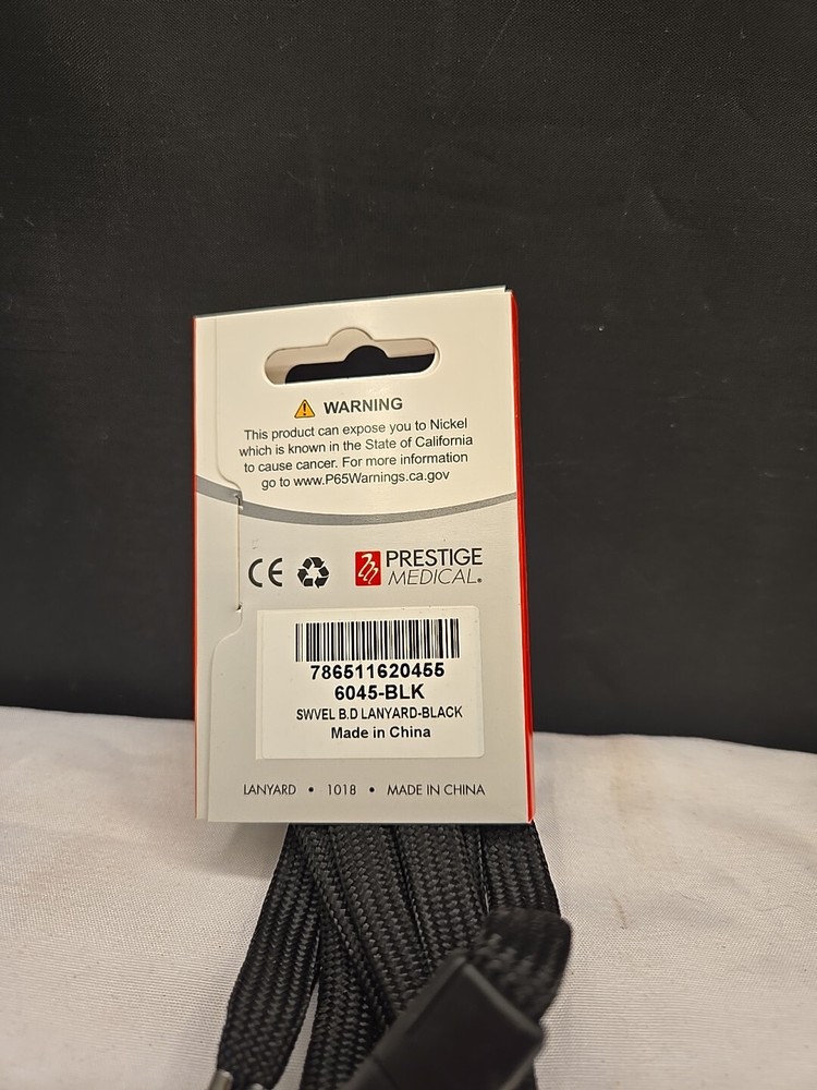 Prestige Medical Basic Lanyard Black