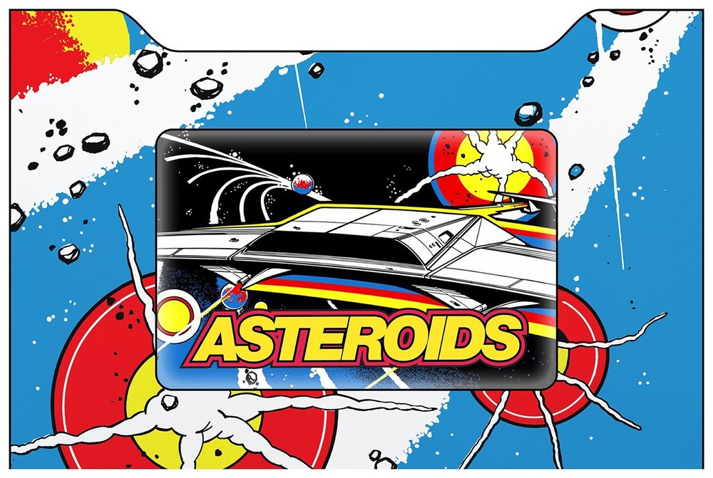 Arcade1up Asteroids Lit Riser Front Replacement FREE SHIPPING