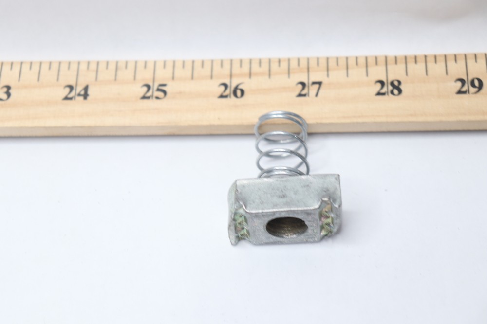 Unistrut Channel Nut With Spring Electrogalvanized Steel 1/2"