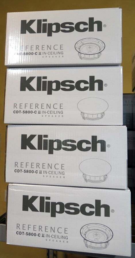 Klipsch CDT-5800-C II In-ceiling speakers (4 pack)