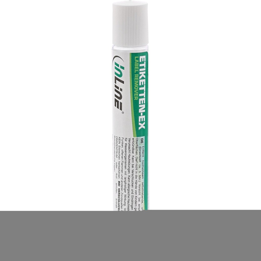 InLine Label Removal Detergent Stick 15ml Kunststoffe 43217