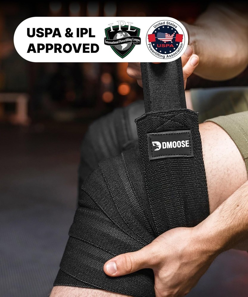 Heavy-Duty Knee Brace Straps - Reinforced Construction