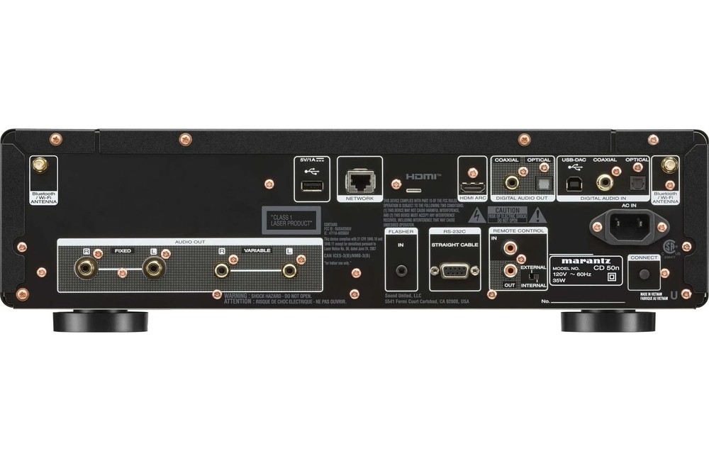 MARANTZ CD50N CD PLAYER WITH USB | BLACK