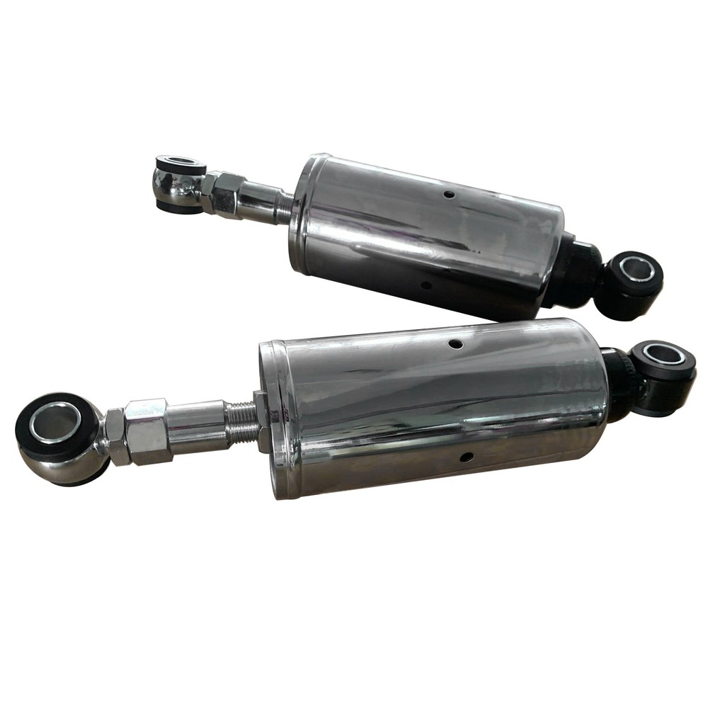 Silver Rear Shock Absorbers Set For Harley Softail 1989-1999 Adjustable Height