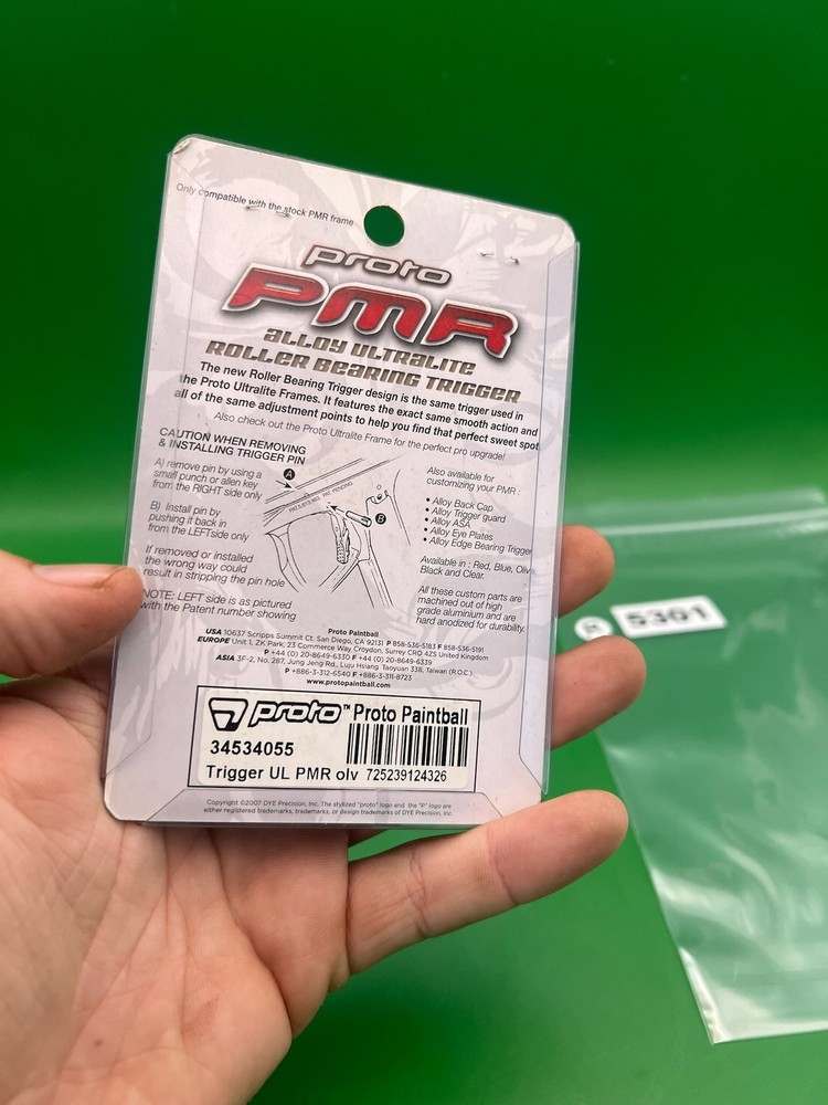 Proto PMR Ultralite Roller Bearing Trigger Olive