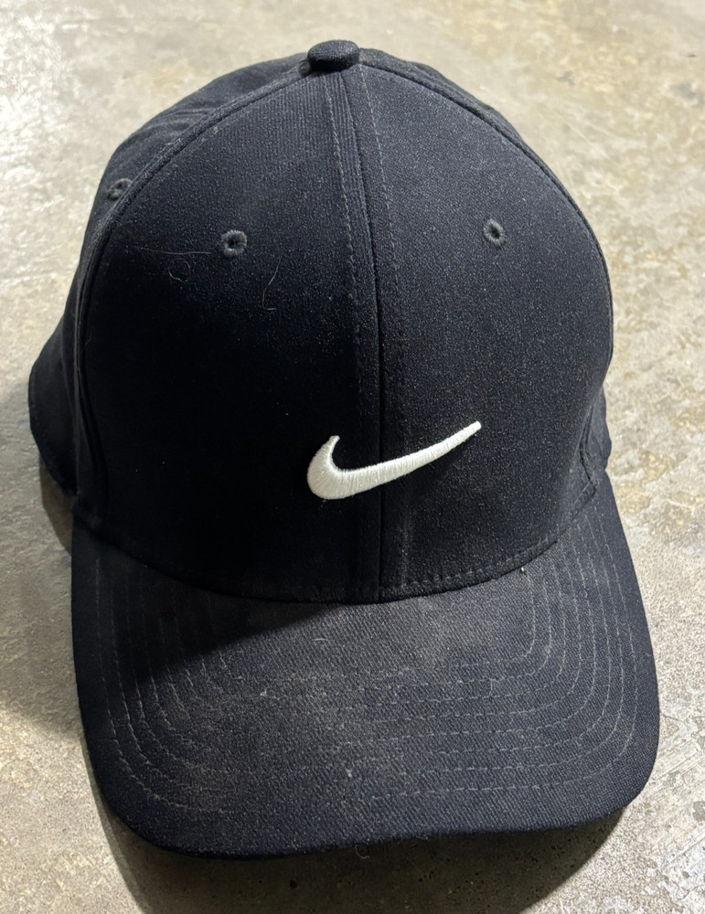 Nike Classic99 Dri-FIT Black Swoosh Strapback Hat Cap Adjustable Golf