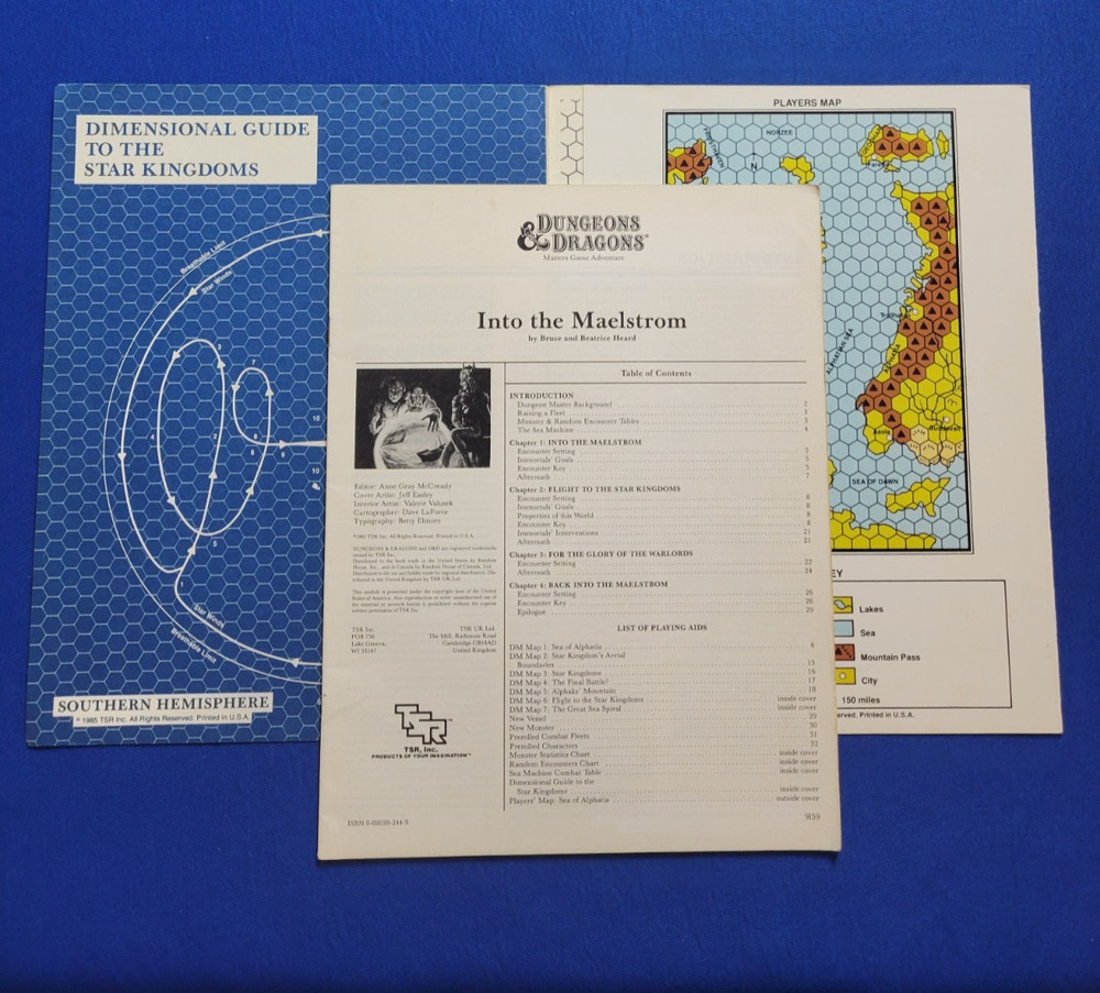Into the Maelstrom Adventure Module - Dungeons and Dragons