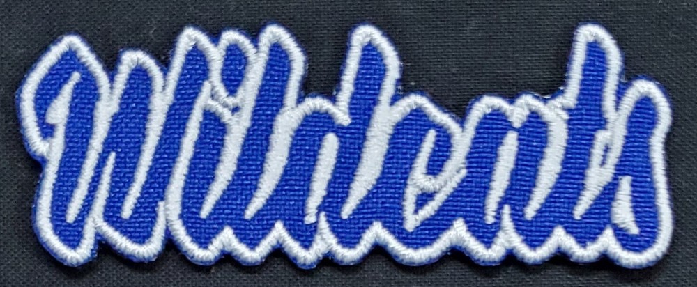 Wildcats Text Embroidered Applique Iron On Patch Various Sizes Customize