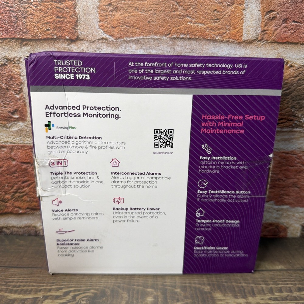 Universal Security Instruments Hardwired Smoke & Carbon Monoxide Detector