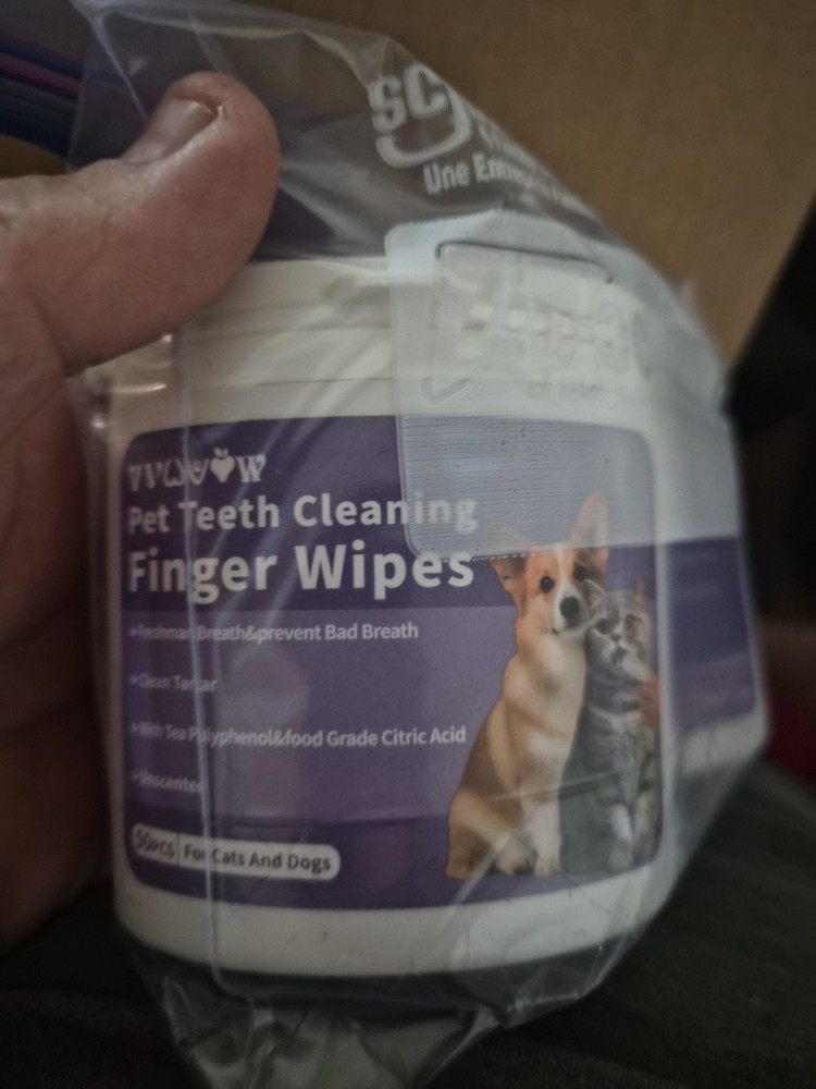 Pet Teeth Cleaning Wipes 2 Pack