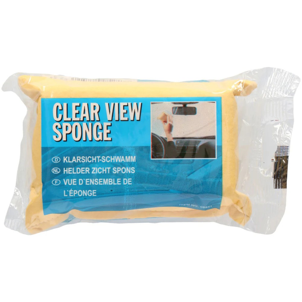 Basic Leather Car Chamois Sponge Yellow