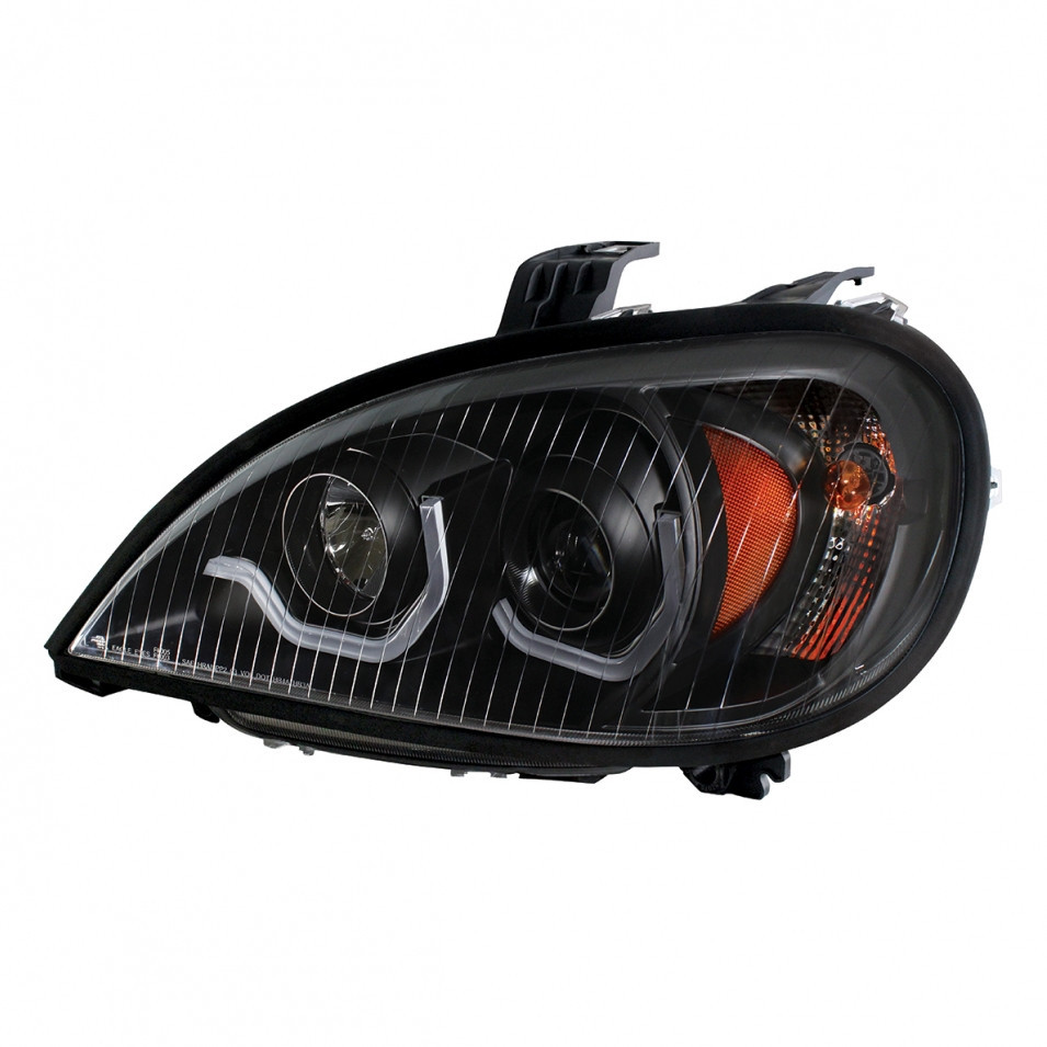 “Blackout” 1996+ Freightliner Columbia Projection Headlight - Driver Side