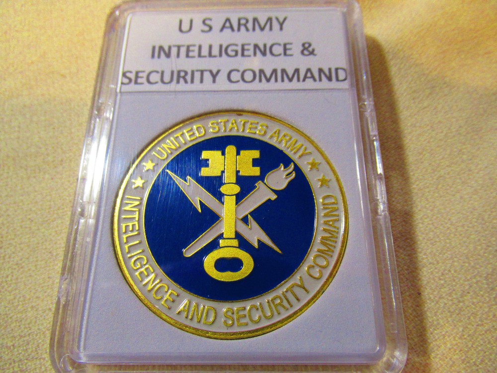 U S ARMY INTELLIGENCE & SECURITY COMMAND (INSCOM) Challenge Coin
