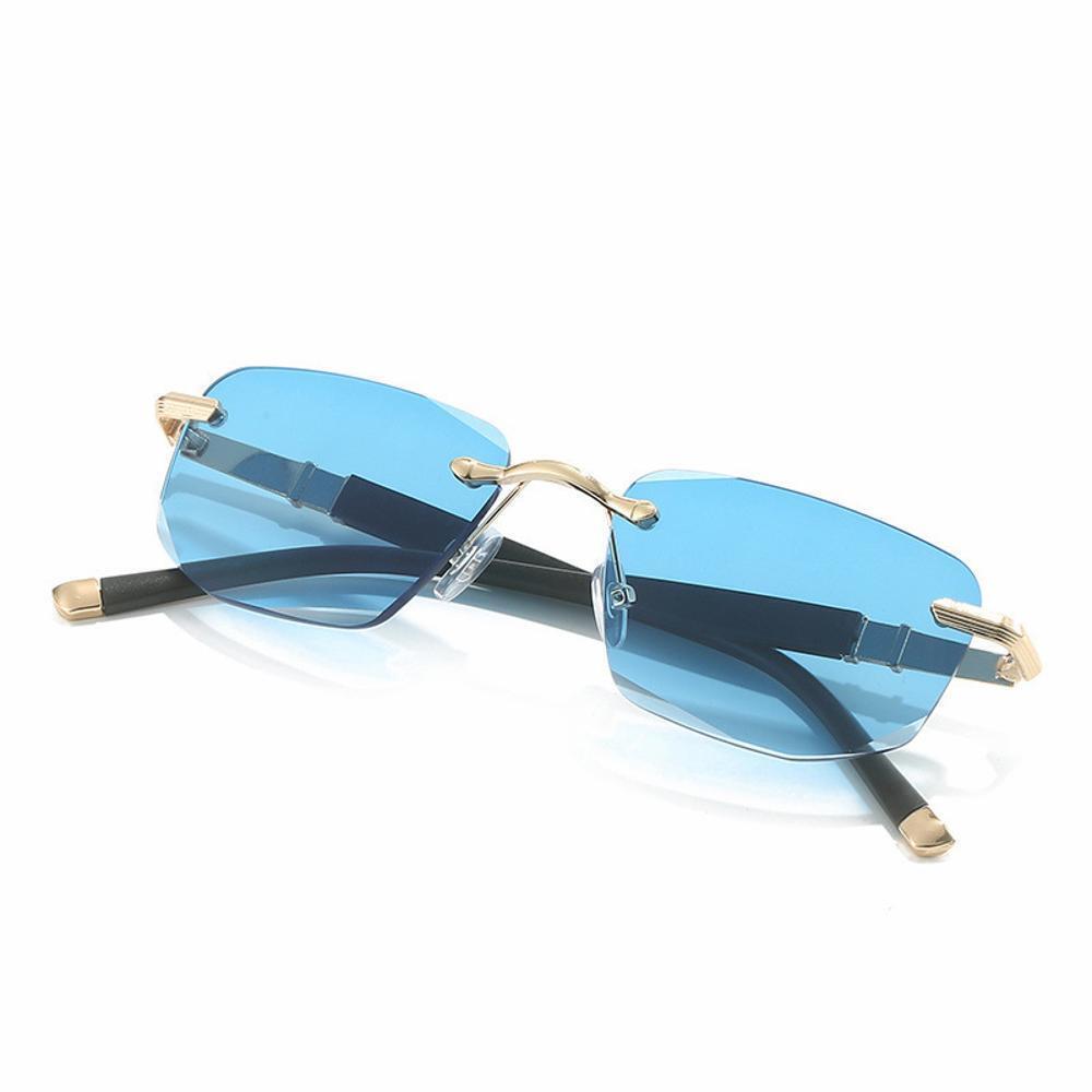 3 Pack Tinted Rimless Blue Light Blocking Reading Glasses Sunglasses Readers