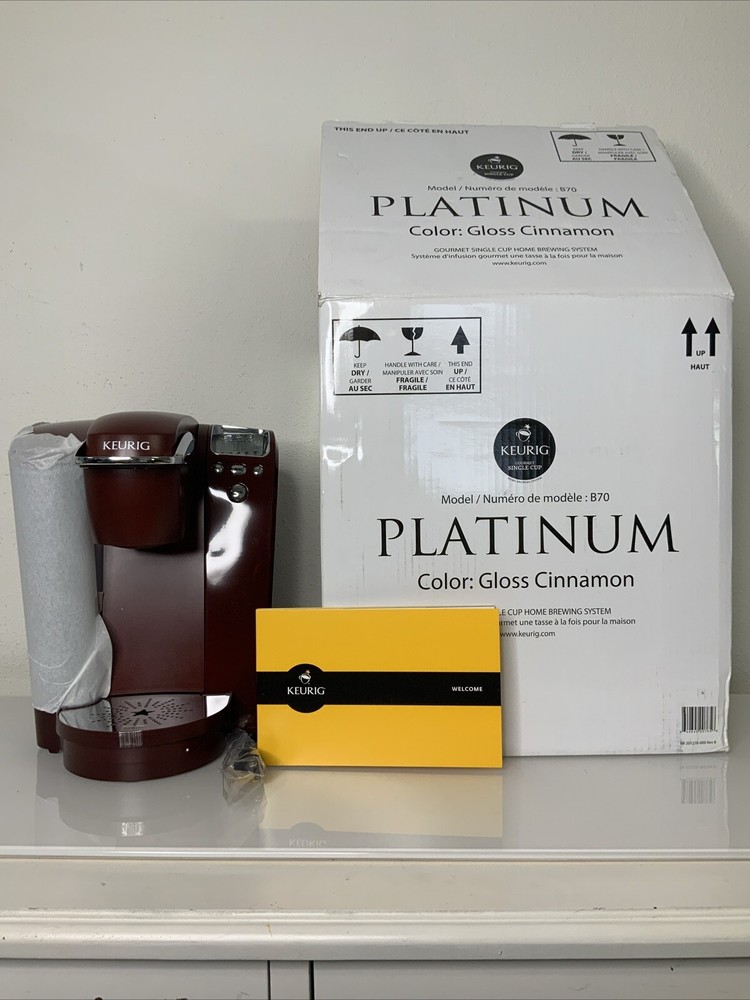 Keurig Gourmet Single Cup Model/ B70 Platinum Single Cup Brewing System