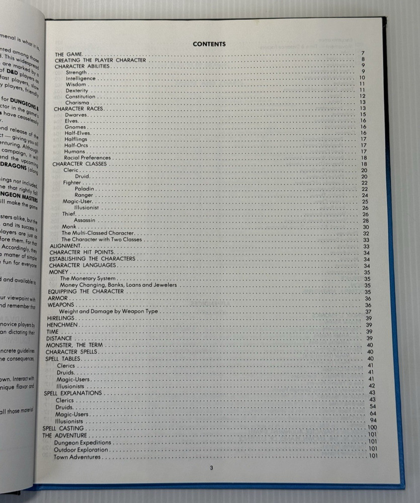 Advanced Dungeons and Dragons Players Handbook Guide Record Sheets & Gallery....