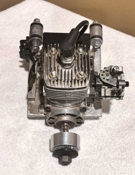 Maloney 100 RC Airplane Engine Mounted on Frame