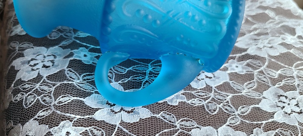 Pitcher Satin Blue Creamer Syrup Vintage
