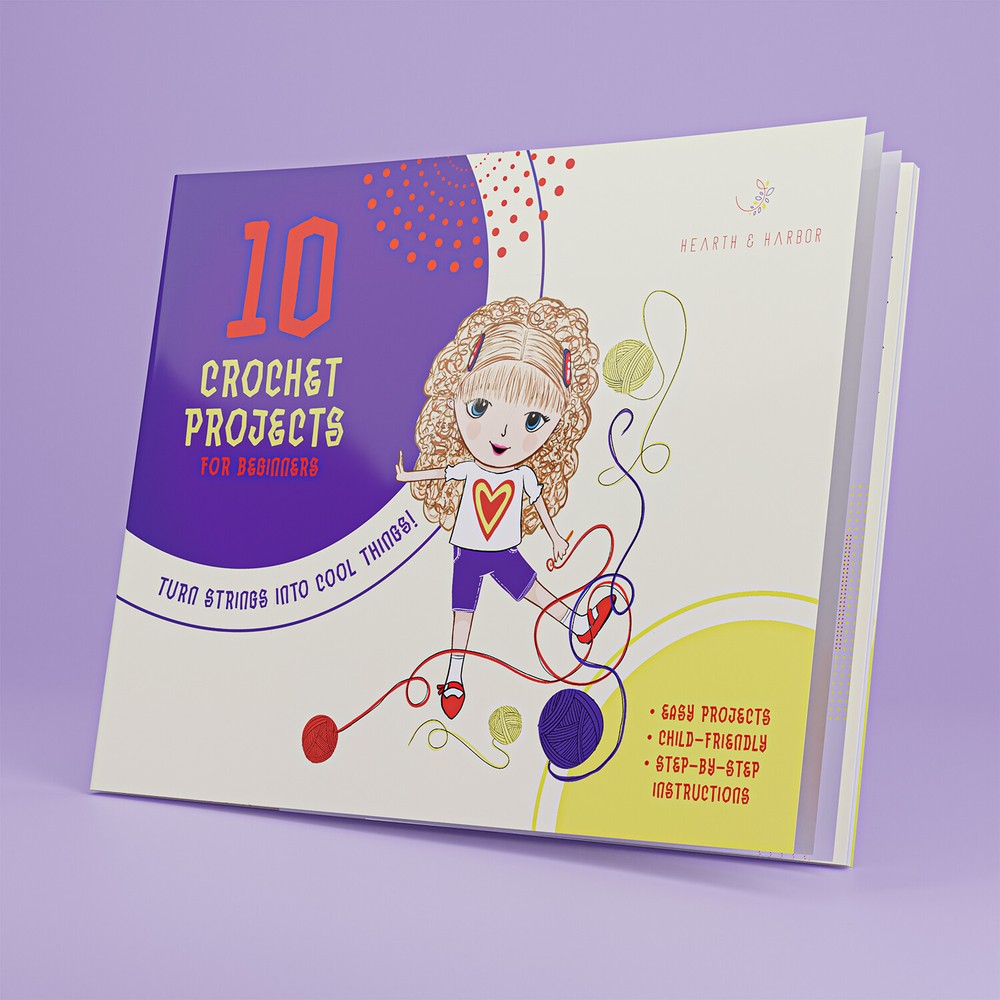 80 Pc Crochet Kit for Beginners- Crochet Yarn,Crochet Hook & Croceht Pattern