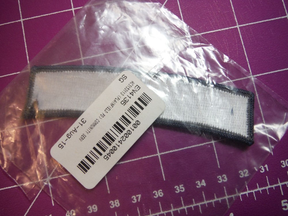 POLICE Retired rocker patch