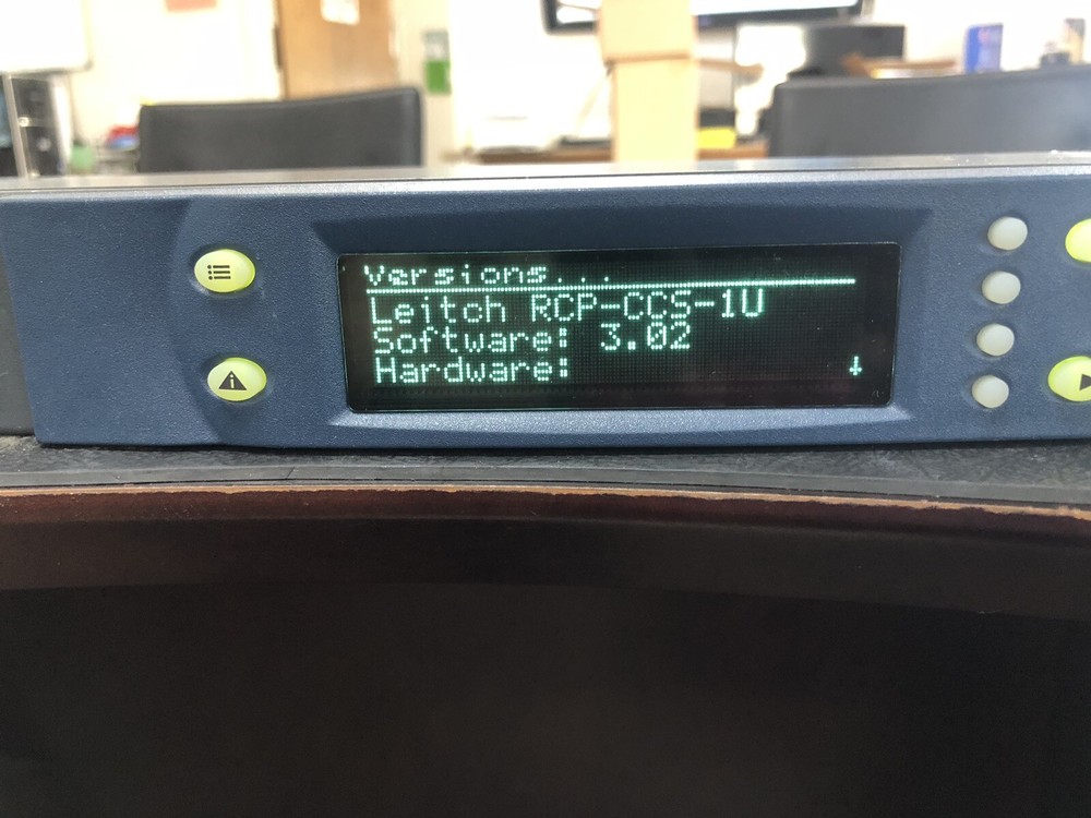 Leitch RCP-CCS-1U Remote Control Panel w/ Power Cord