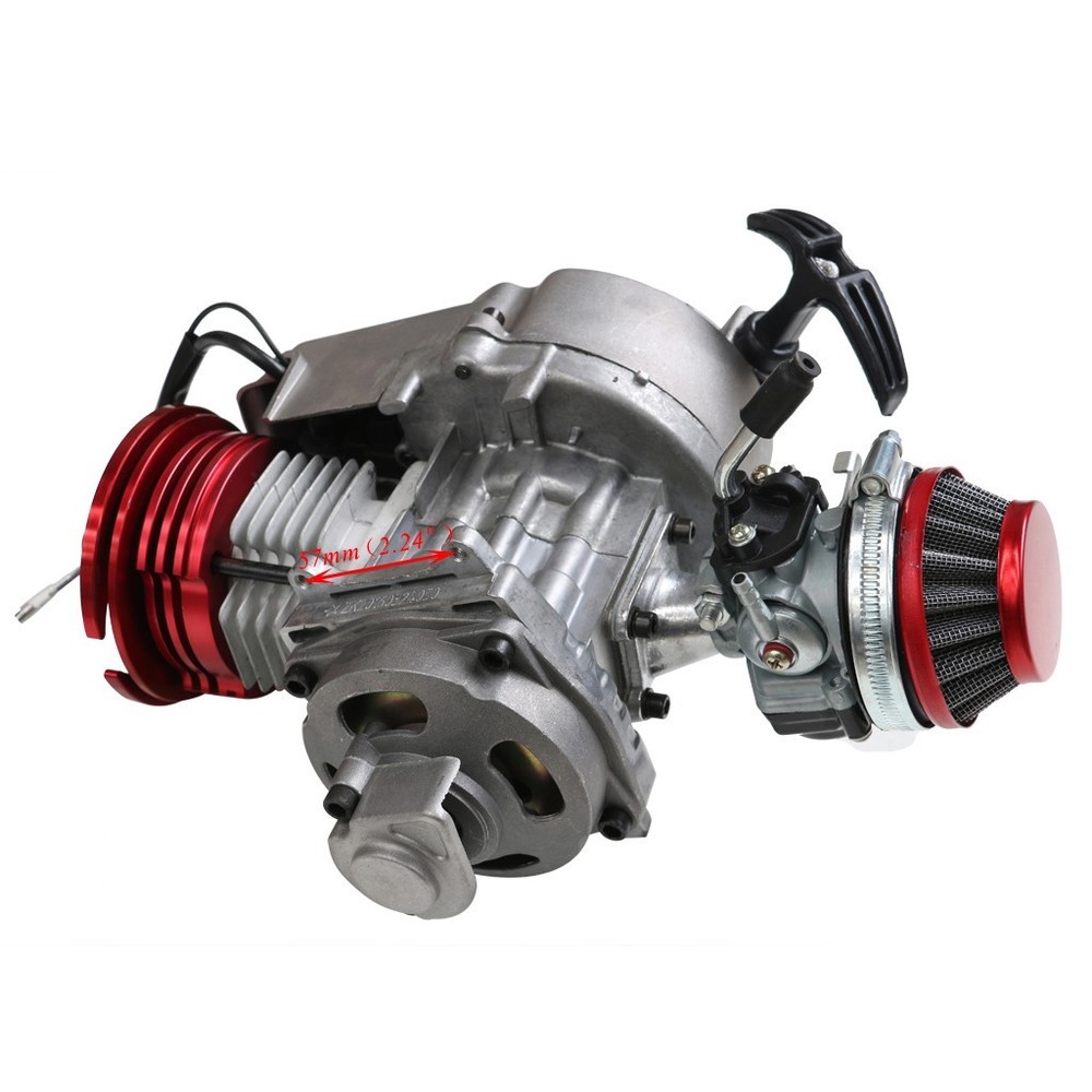 Racing 49CC 2 Stroke Engine Motor Pull Start Scooter Pocket Mini Dirt Bike Quad