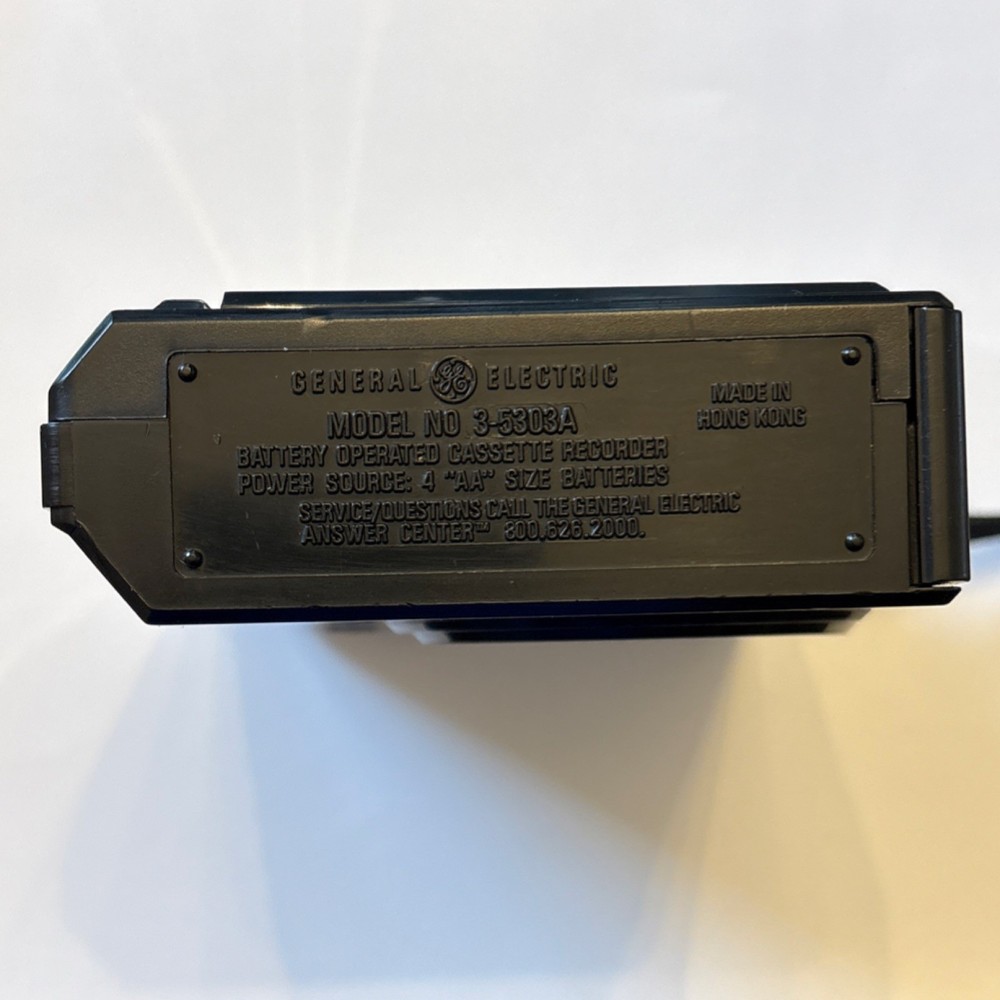 General Electric Mini Cassette Recorder/Player Handheld