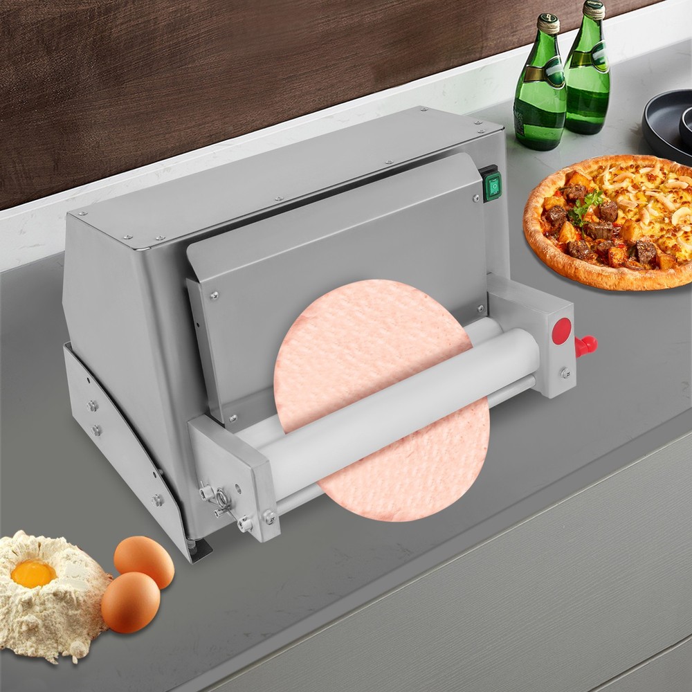 3-12" Pizza Dough Roller Sheeter Automatic Commercial Pizza Dough Roller Press