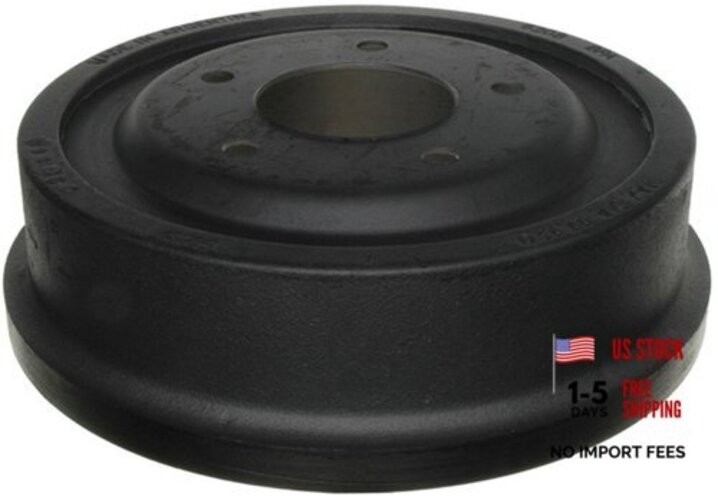 2324R Professional Grade Brake Drum, Silver