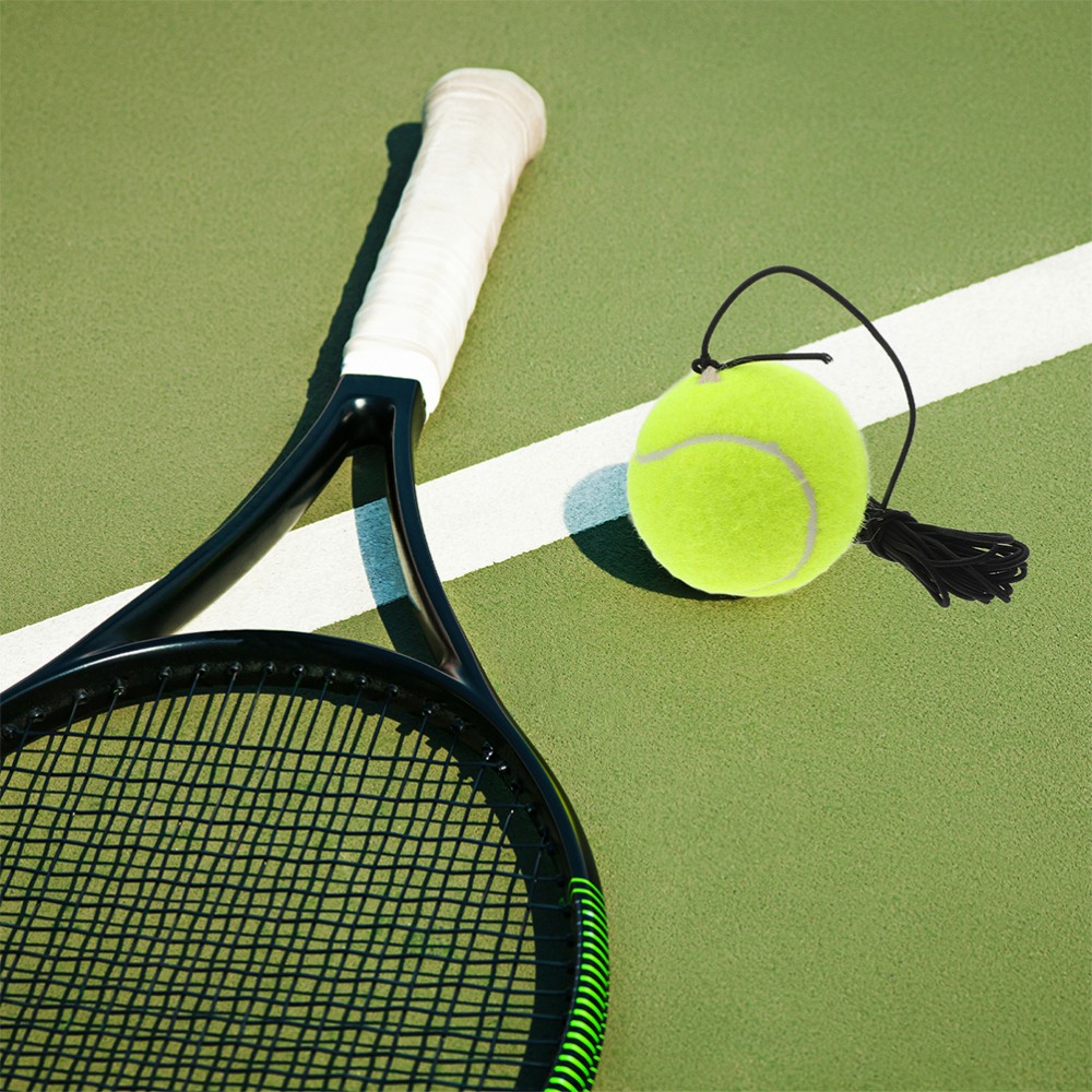 6 Pcs Tennis with Line Exercise Ropes Training for Home Single Player