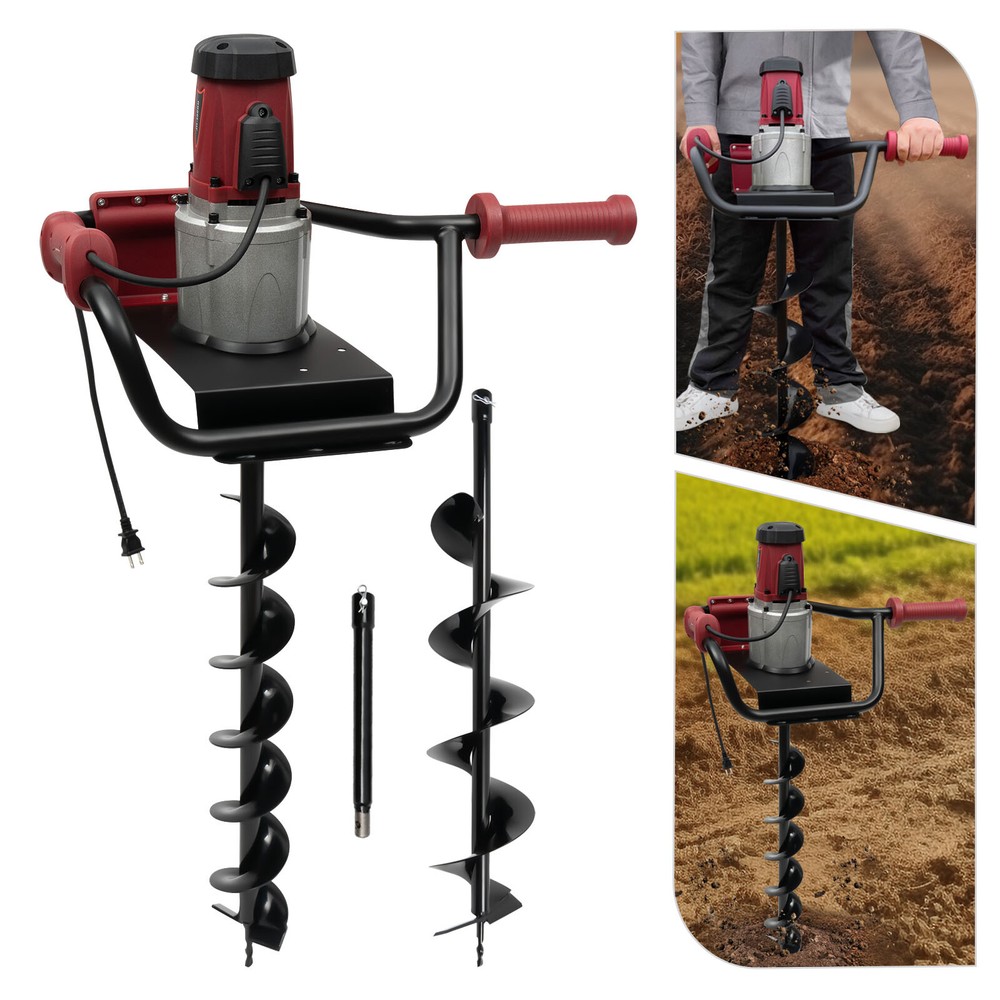 1500W Electric Post-Hole Digger Post Hole Digger Electric Auger Digging Drill