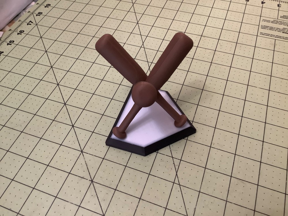 Baseball Holder 3D Printed Display Case for Baseballs for player Signed balls